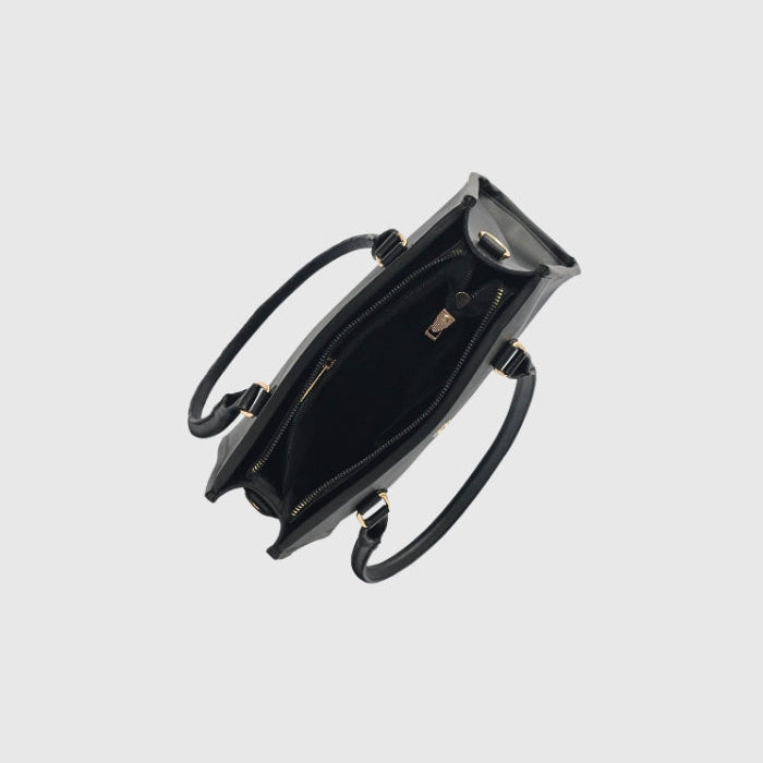 CLASSIC BLACK TOTE BAG - MEDIUM