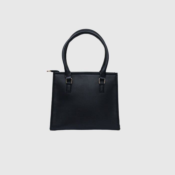 CLASSIC BLACK TOTE BAG - MEDIUM
